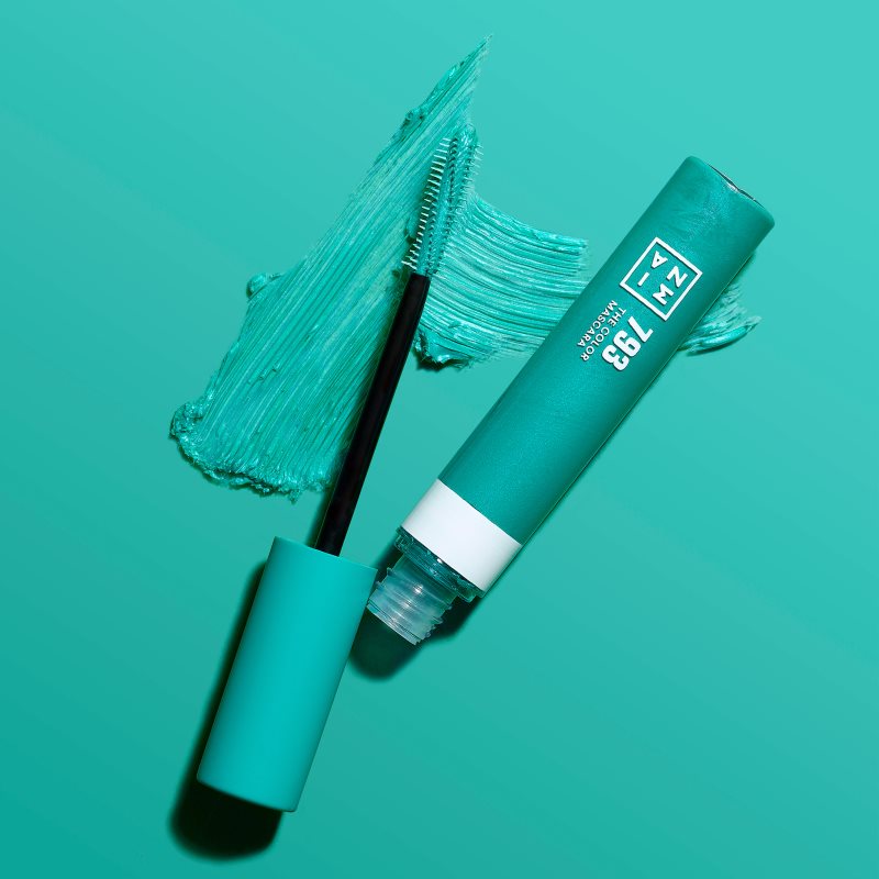 3INA The Color Mascara Mascara Shade 793 - Turquoise 14 Ml