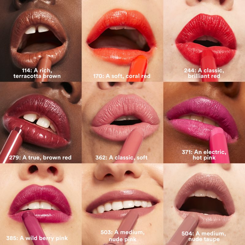 3INA The Color Lip Glow Moisturising Lipstick With Shine Shade 244 - Classic, Brilliant Red 1,6 G