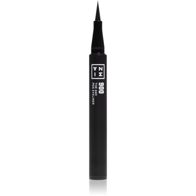 3INA The 24H Pen Eyeliner Mini eyeliner s dugotrajnim efektom nijansa 900 - Black 0,6 ml