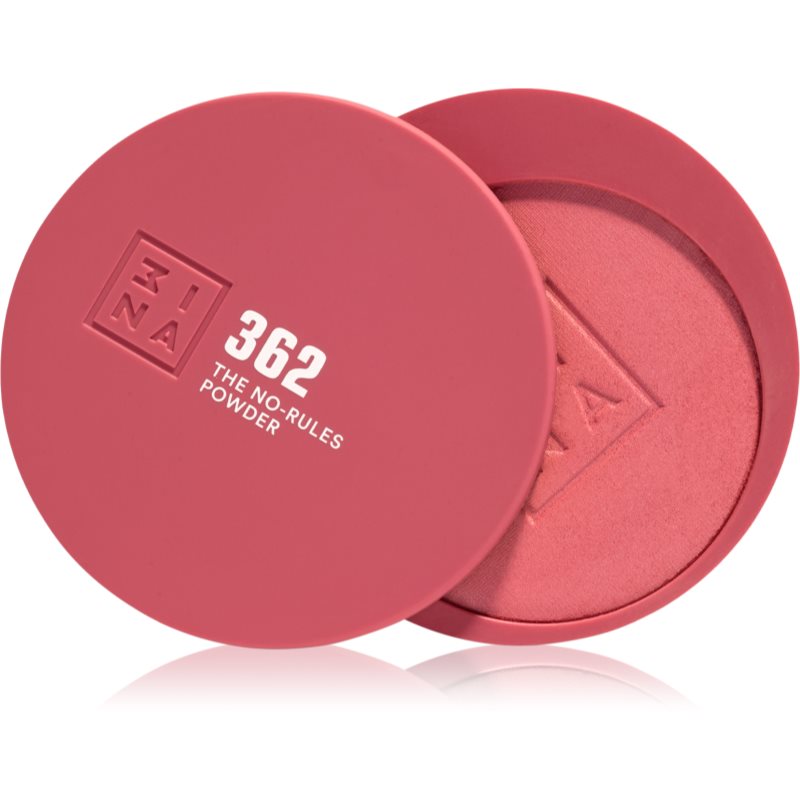 3INA The No-Rules Powder multifunkční líčidlo pro oči, rty a tvář odstín 362 - Classic soft pink, matte 8 g