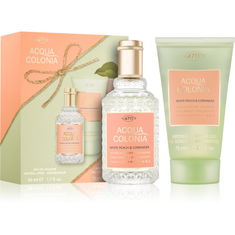 

4711 Acqua Colonia White Peach & Coriander подарунковий набір II. унісекс