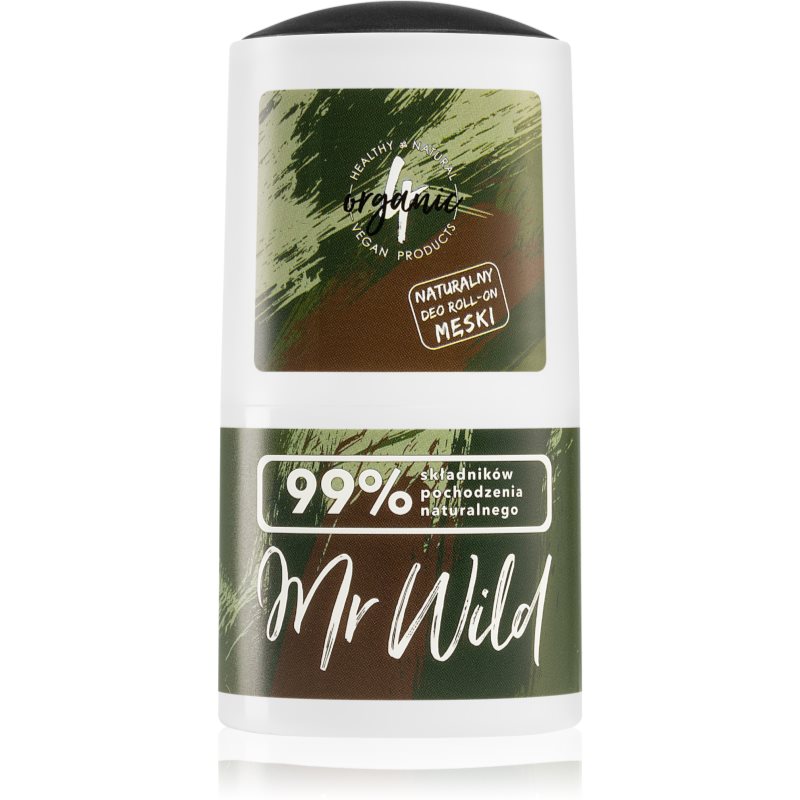 4Organic Mr. Wild rutulinis dezodorantas vyrams 50 ml