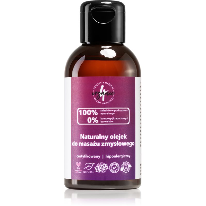 4Organic Natural Oil Erotica kūno priežiūros priemonė ir masažo aliejus 100 ml