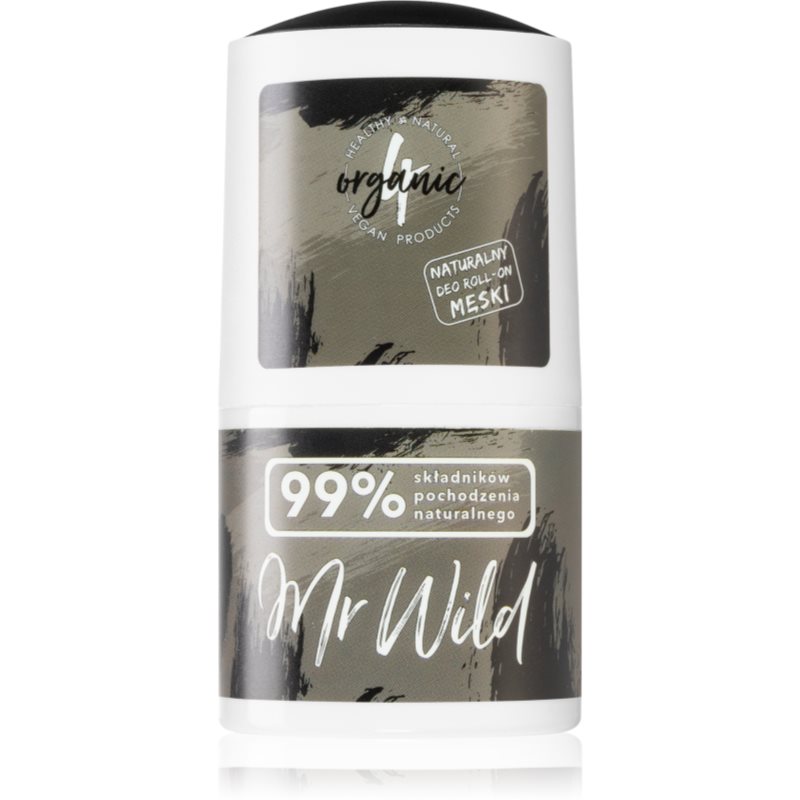 4Organic Mr. Wild Cypress & Ginger rutulinis dezodorantas vyrams
