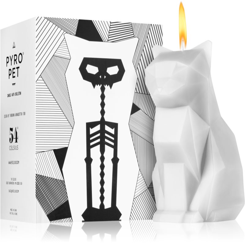 54 Celsius PyroPet KISA (Cat) свічка White 17 см
