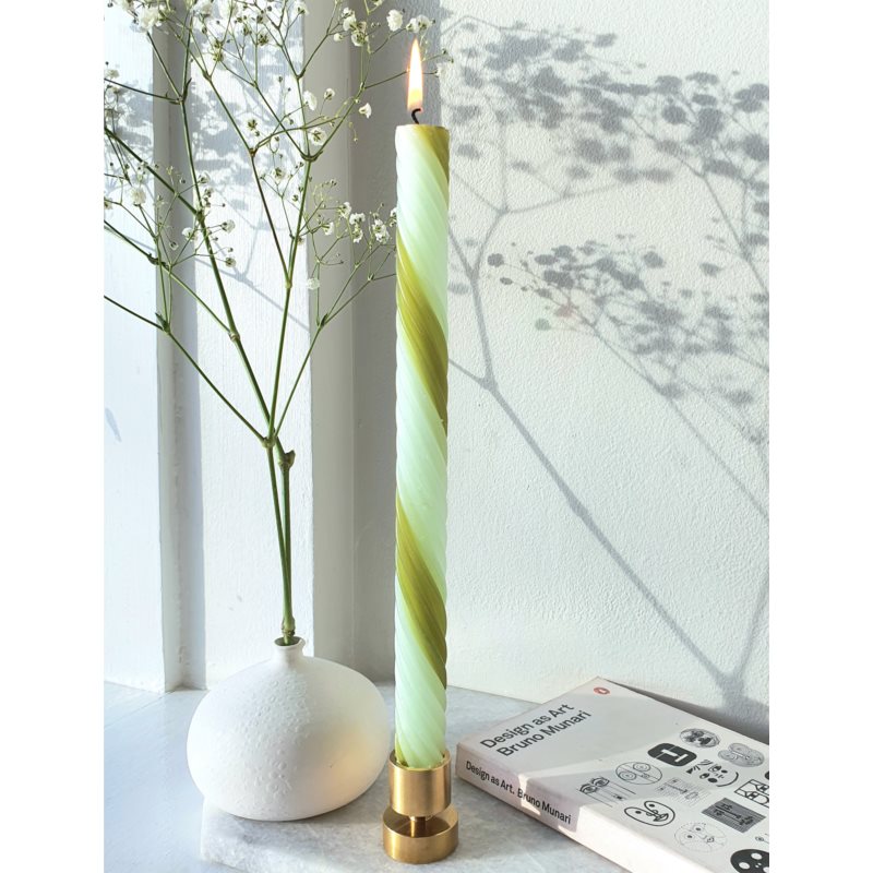 54 Celsius Rope Candles Green Decorative Candle 28 Cm