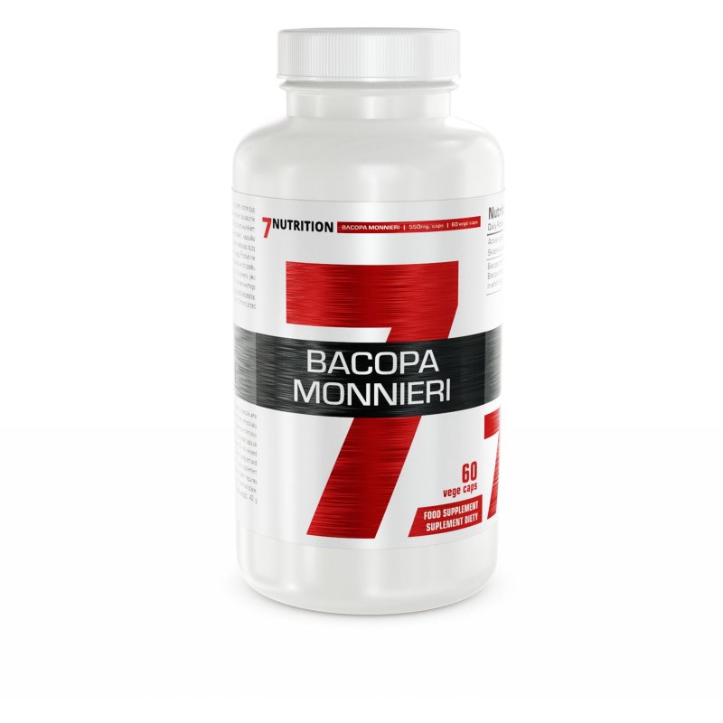 7Nutrition Bacopa Monnieri kapsułki dla poprawy koncentracji i pamięci 60 caps.
