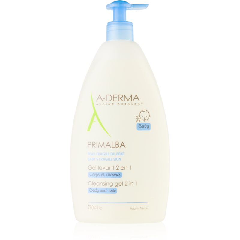 A-Derma Primalba Baby τζελ πλυσίματος για σώμα και μαλλιά για...