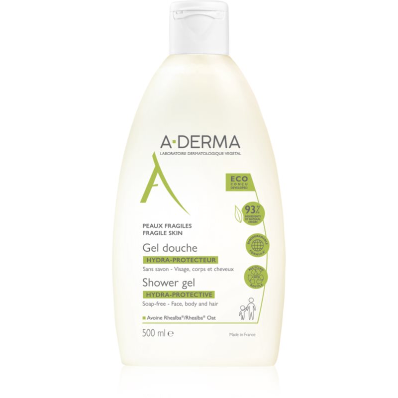 A-Derma Hydra-Protective ekstra nježni gel za tuširanje za cijelu obitelj 500 ml