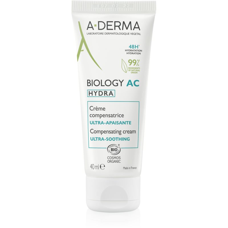 A-Derma Biology Moisturising And Soothing Cream With 48-hour Effect 40 Ml