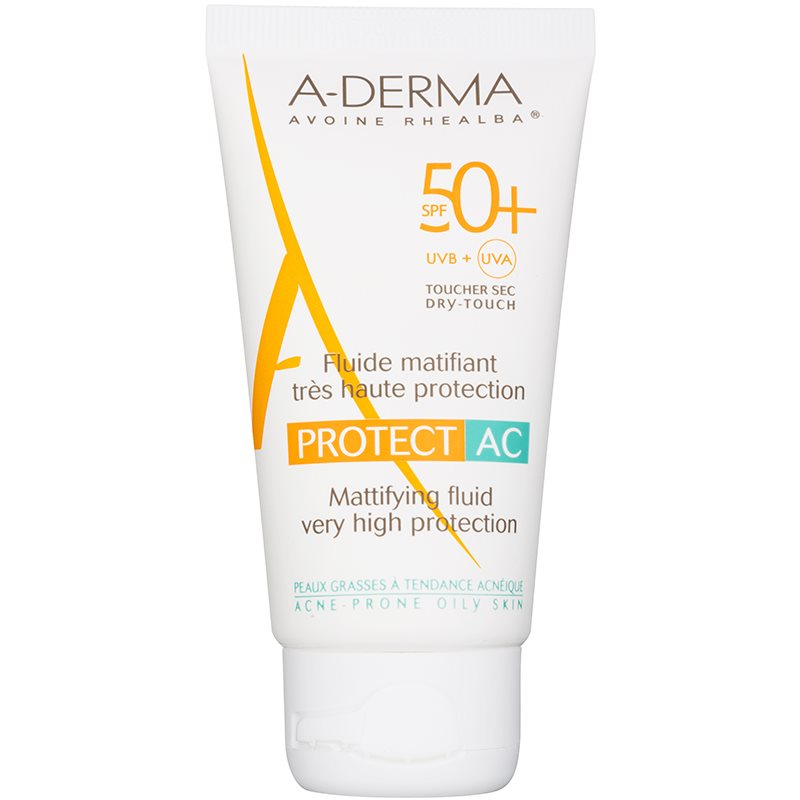 A-Derma Protect AC Mattifying Fluid SPF 50+ 40 Ml