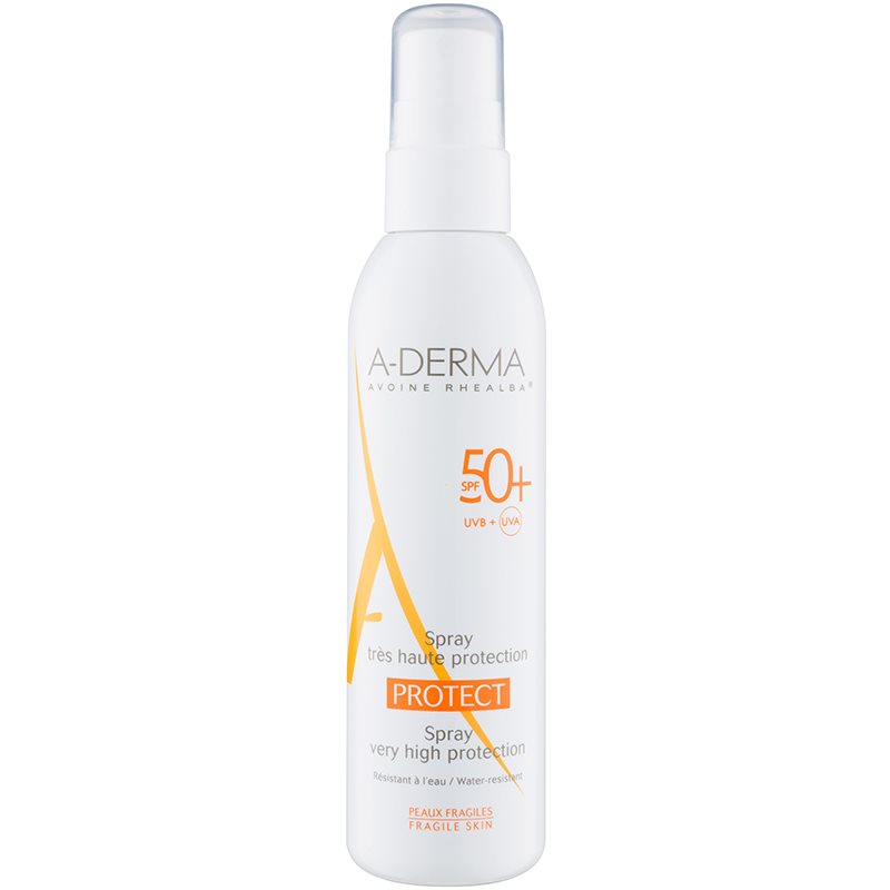 Photos - Sun Skin Care A-Derma Protect protective lotion spray SPF 50+ 200 ml 