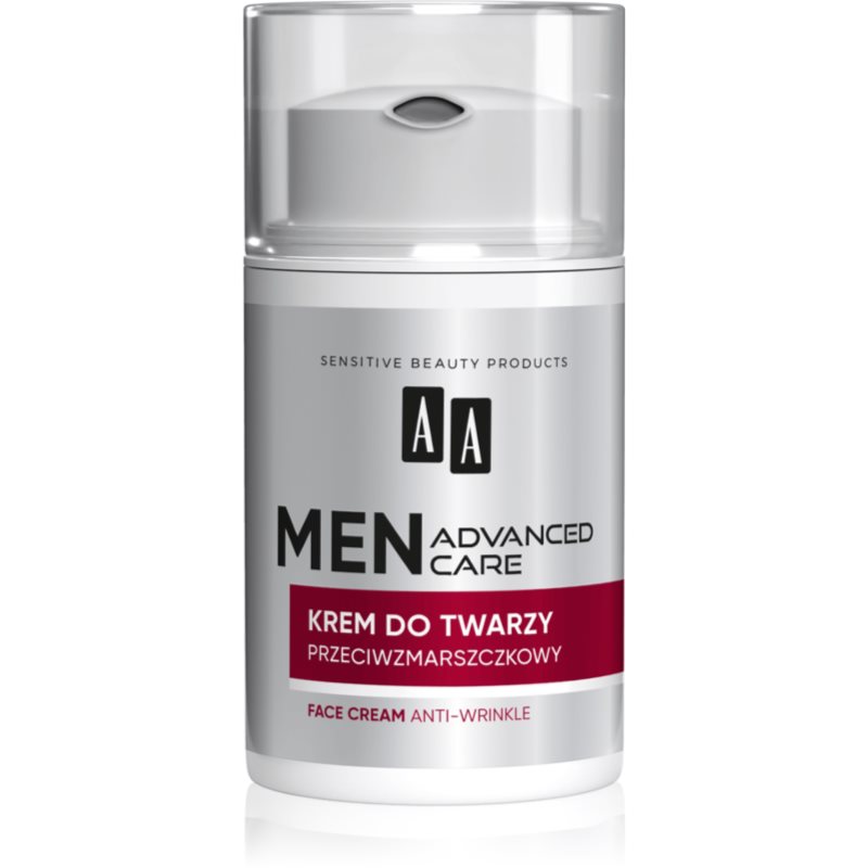 AA Cosmetics Men Advanced Care стягащ крем за възобновяване еластичността на зряла кожа 40  за мъже 50 мл.