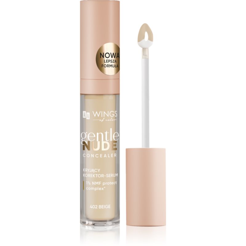 AA Wings of Color Gentle Nude Concealer tekutý korektor odstín 402 Beige 6.2 g