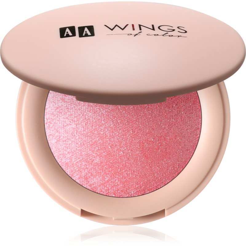 AA Wings of Color Power of Glow Illuminating Blush rozjasňujúca lícenka odtieň 01 Sunset Rose 4 g