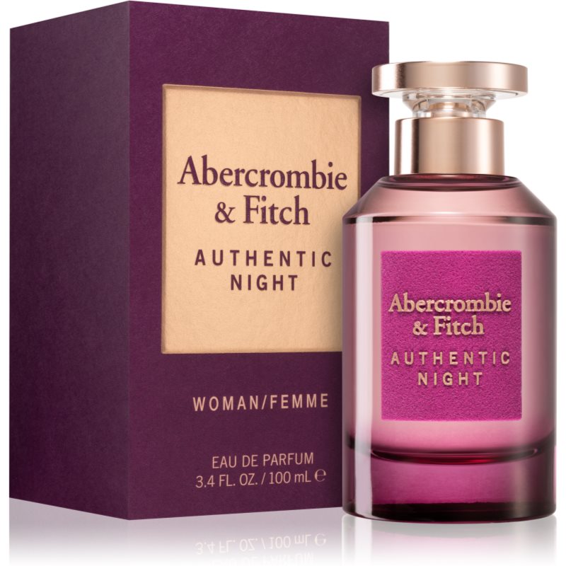 Abercrombie & Fitch Authentic Night Women Eau de Parfum für Damen 100 ml