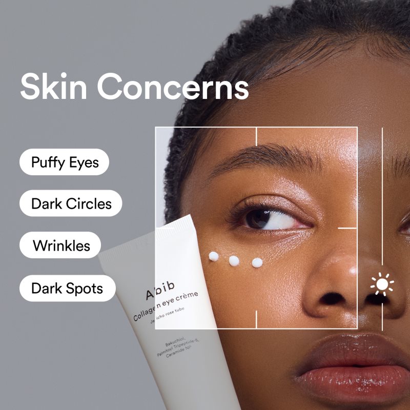 Abib Collagen Eye Crème Jericho Rose Tube leichte Augencreme zum nähren und Feuchtigkeit spenden 30 ml (Bild 3)