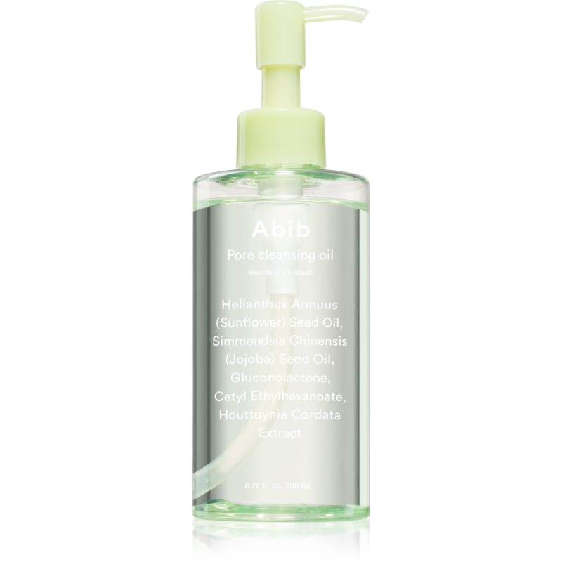 Abib Heartleaf Pore Cleansing Oil-wash jemný čisticí olej se zklidňujícím účinkem 200 ml