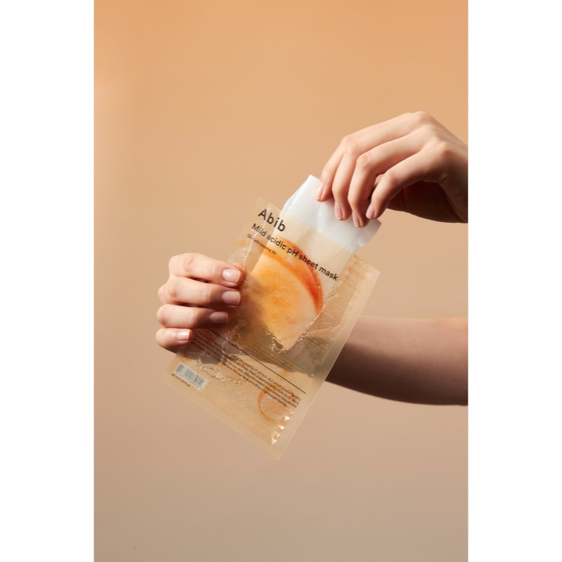 Abib Mild Acidic pH Sheet Mask Glutathiosome Fit rozjasňující plátýnková maska s hydratačním účinkem 30 ml (obrázek 9)