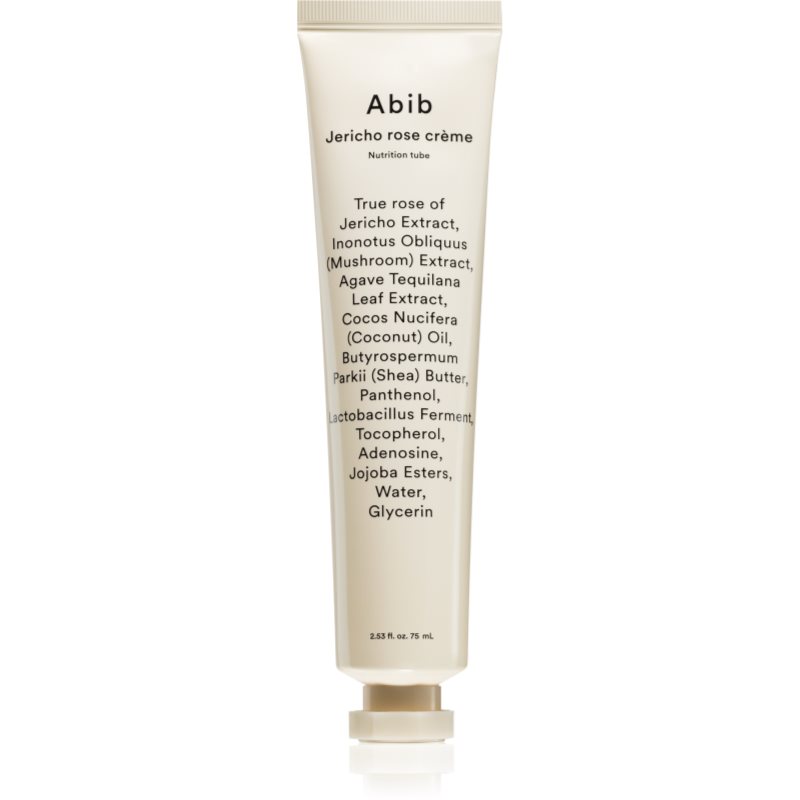 Abib Jericho Rose Crème Nutrition Tube zaščitna hranilna krema proti znakom staranja 75 ml