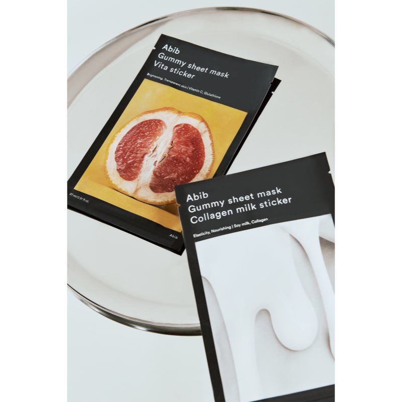 Abib Gummy Sheet Mask Vita Sticker Aufhellende Tuchmaske mit beruhigender Wirkung 27 ml (Bild 9)