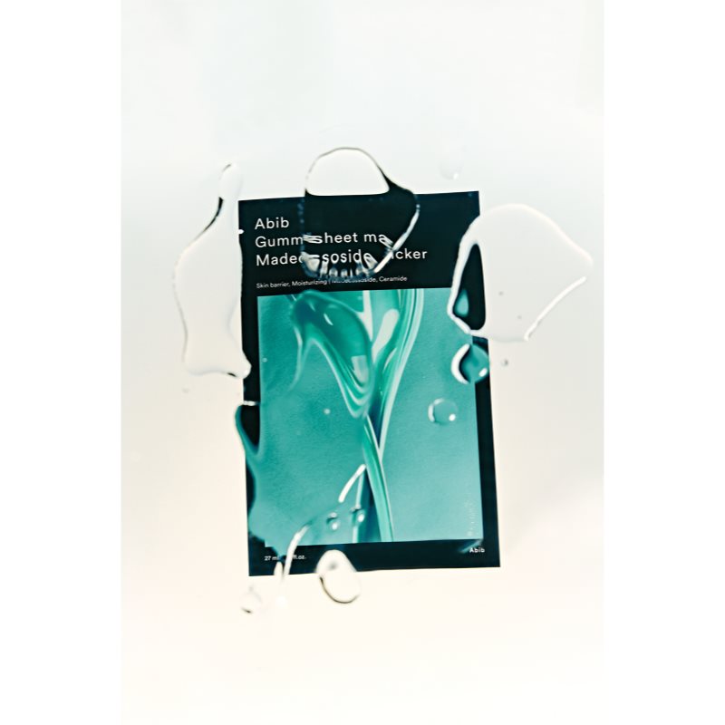 Abib Gummy Sheet Mask Madecassoside Sticker Beruhigende Tuchmaske zur Kräftigung der Hautbarriere 27 ml (Bild 8)