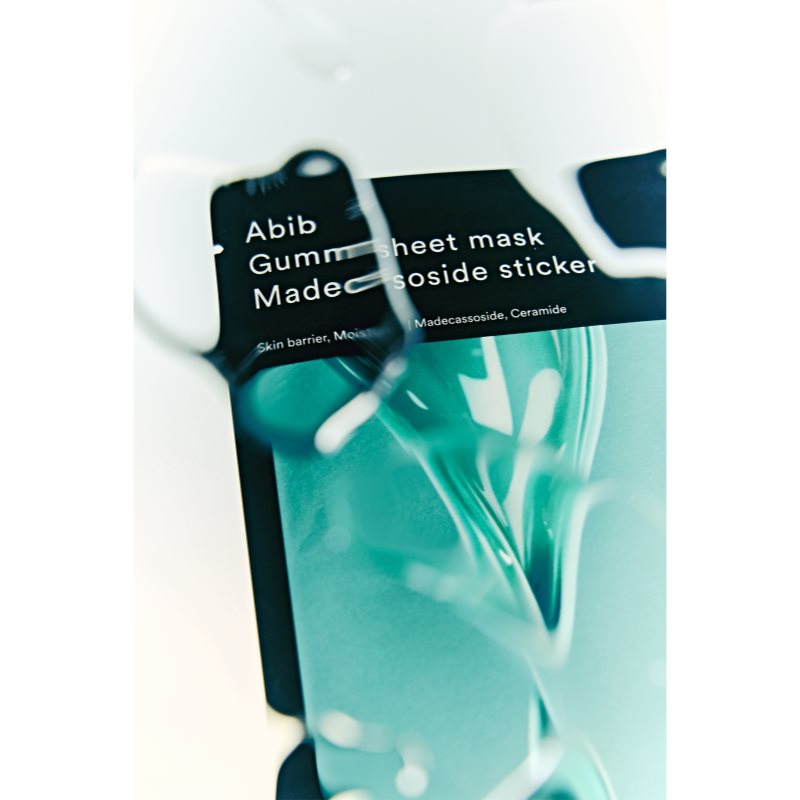 Abib Gummy Sheet Mask Madecassoside Sticker Beruhigende Tuchmaske zur Kräftigung der Hautbarriere 27 ml (Bild 9)
