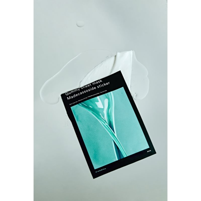 Abib Gummy Sheet Mask Madecassoside Sticker Beruhigende Tuchmaske zur Kräftigung der Hautbarriere 27 ml (Bild 10)