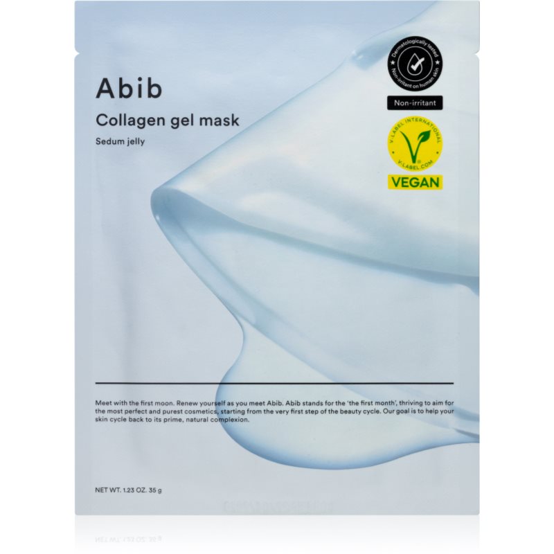 Abib Collagen Gel Mask Sedum Jelly intensive hydrogel mask with moisturising effect 35 g