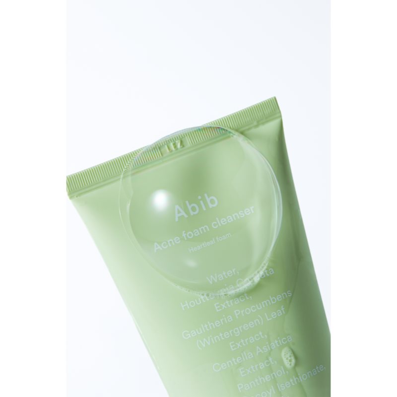 Abib Heartleaf Mild Foam Cleanser mousse purifiante apaisante pour peaux à problèmes acné 150 ml - vue 9
