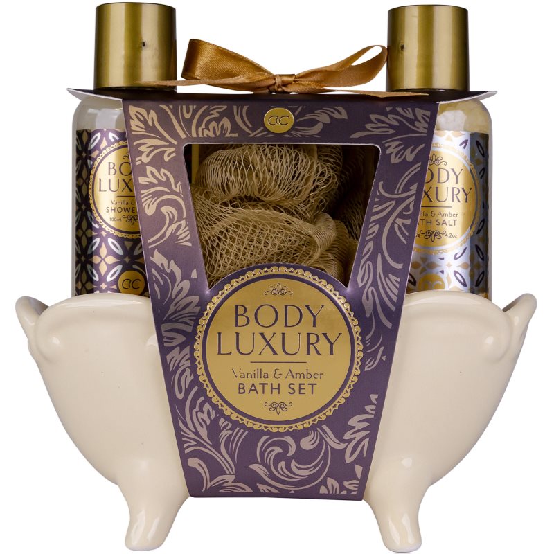 Accentra Body Luxury Vanilla & Amber darčeková sada (do kúpeľa)