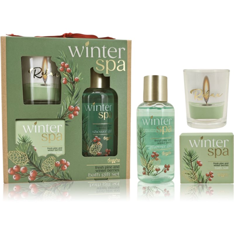 Accentra Winter Spa Gift Set darilni set za kopel 3 kos