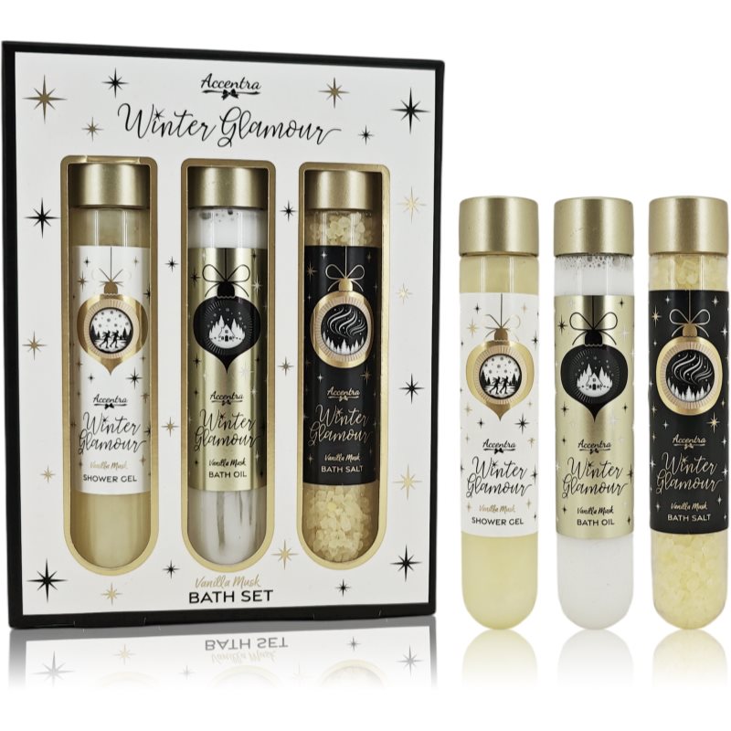 Accentra Bath Set Vanilla & Musk подаръчен комплект за вана