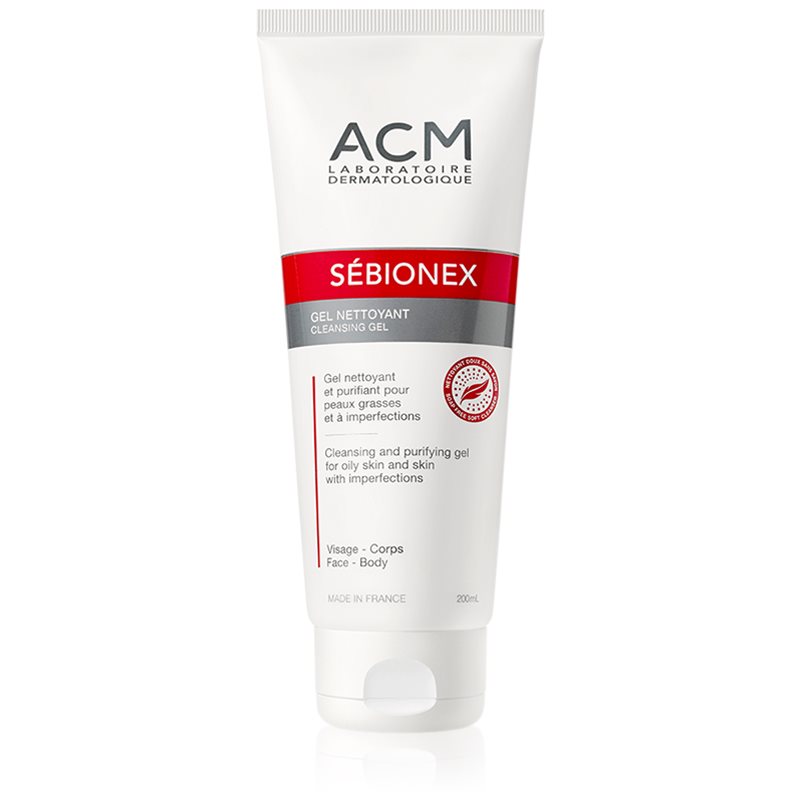 ACM Sébionex tisztító gél zsíros és problémás bőrre 200 ml