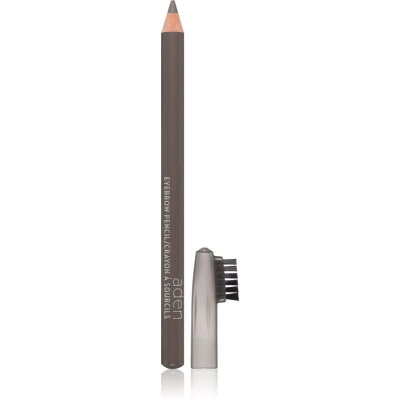 Aden Cosmetics Eyebrow Pencil Ögonbrynspenna Skugga Grey 1 g female