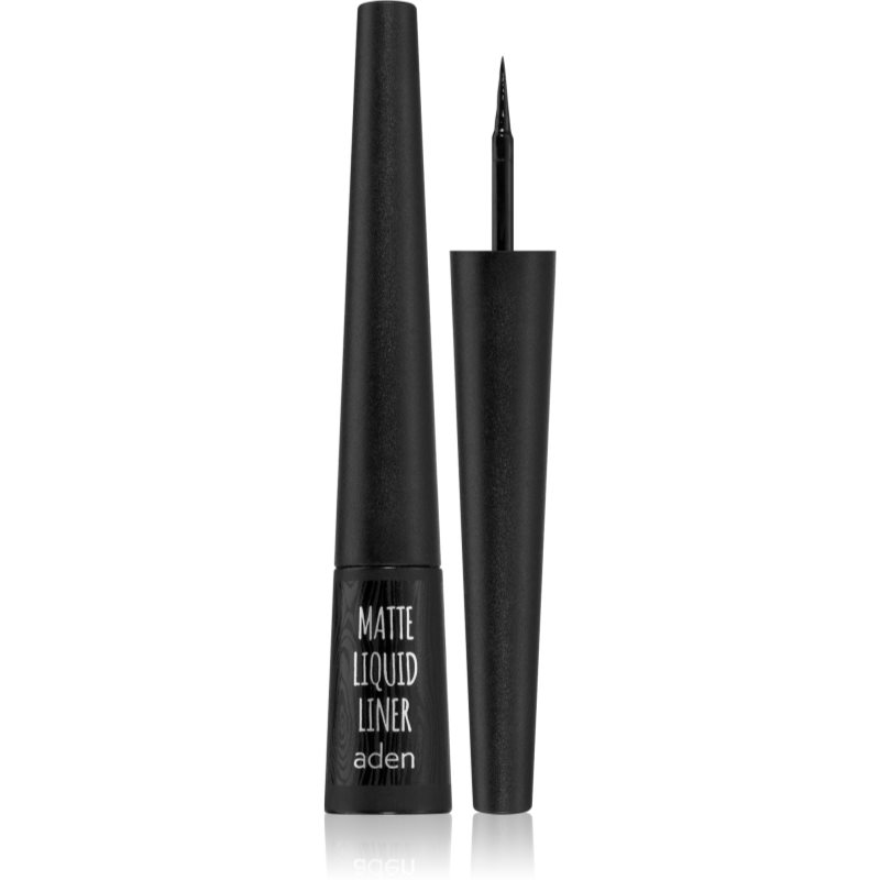 Aden Cosmetics Aden Cosmetics Matte Liquid Liner λάινερ ματιών απόχρωση Black 2,5 ml