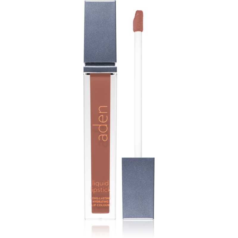 Aden Cosmetics Liquid Lipstick рідка помада відтінок 02 Milk Chocolate 7 мл