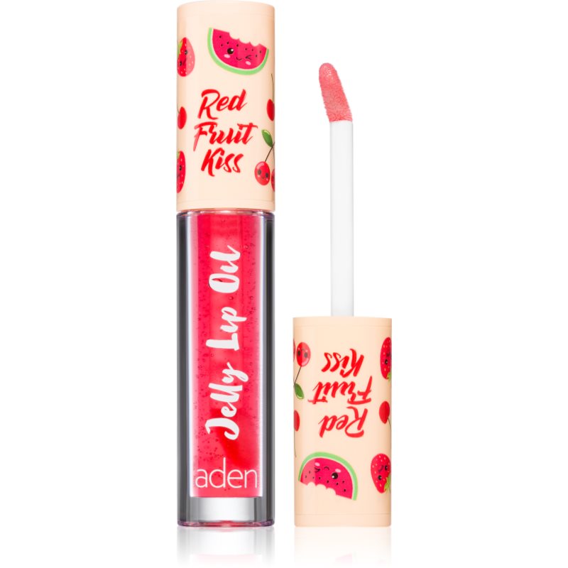 Aden Cosmetics Jelly Lip Oil θρεπτικό λάδι για τα χείλη 01 Strawberry 3 ml