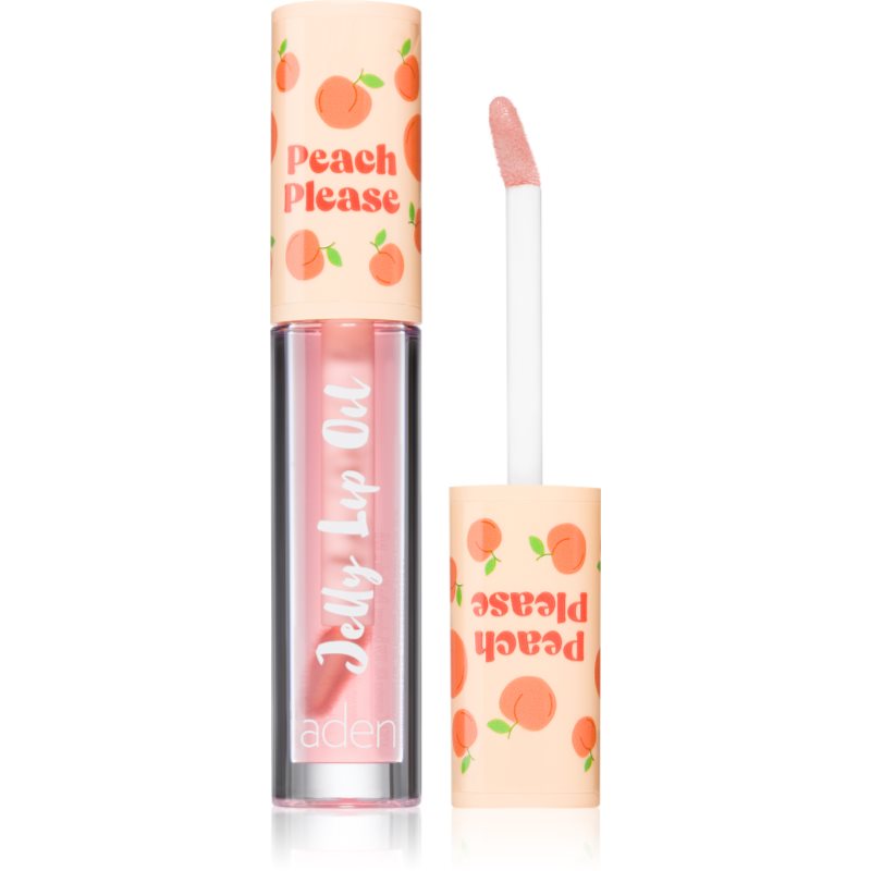 Aden Cosmetics Jelly Lip Oil vyživující olej na rty 02 Peach 3 ml