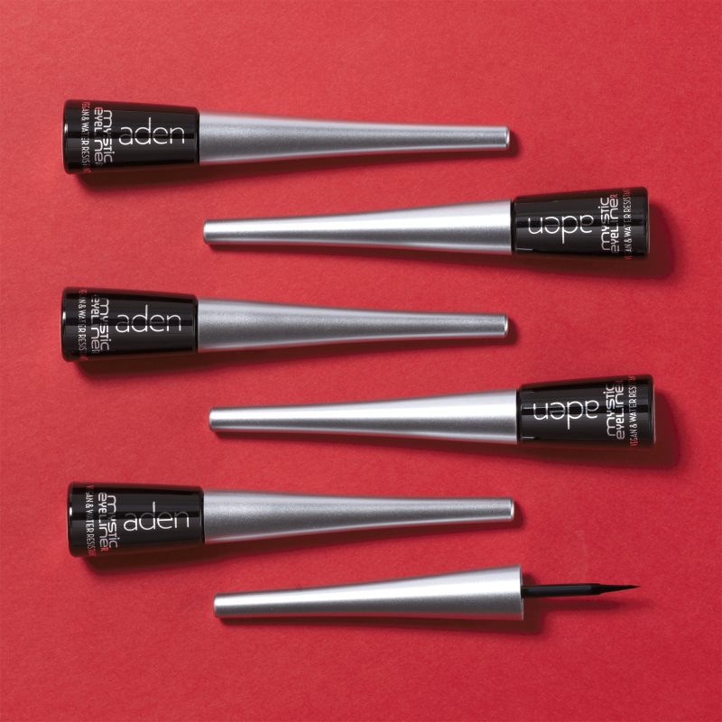 Aden Cosmetics Mystic wasserfester Eyeliner Farbton Black 2.5 ml