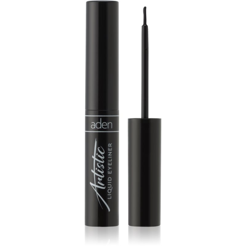 Aden Cosmetics Artistic Flüssige Eyeliner Farbton 01 Black 3.5 ml