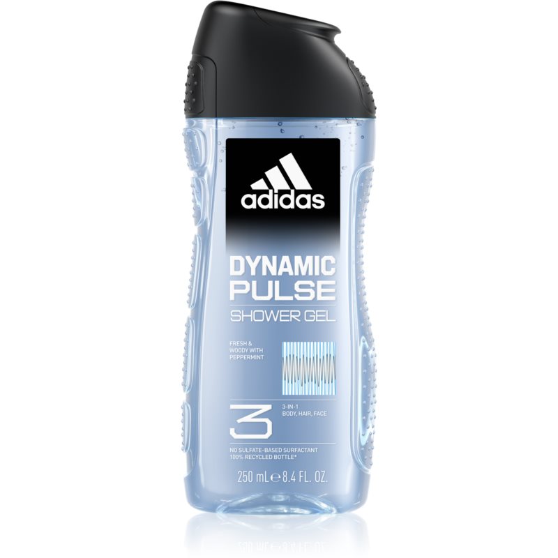 Adidas Dynamic Pulse gel za prhanje za telo in lase za moške 250 ml