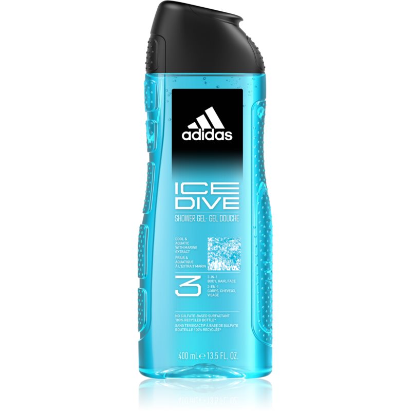 Adidas Ice Dive gel za prhanje za moške 400 ml