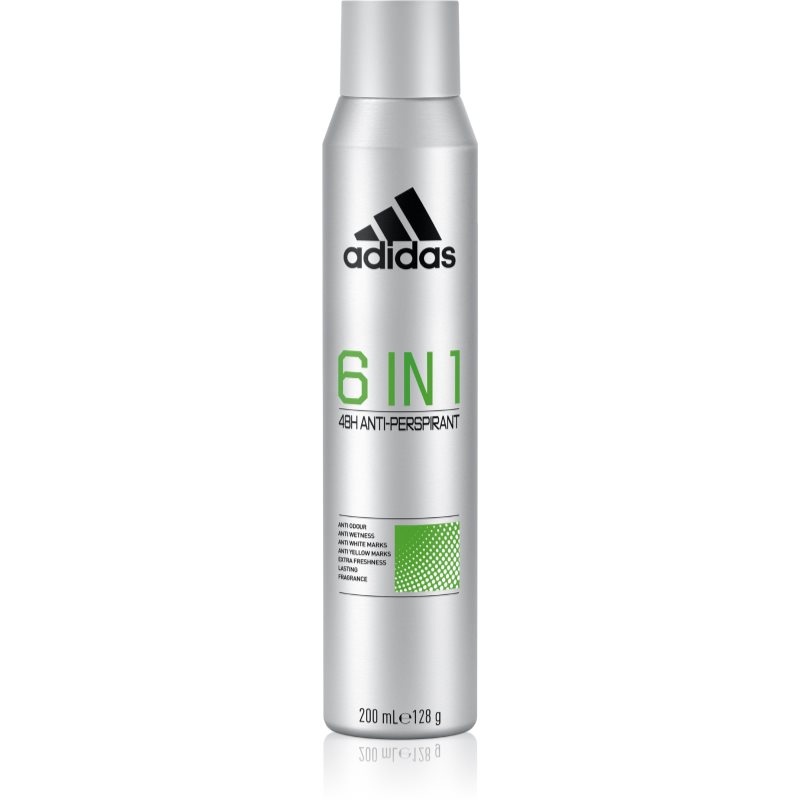 Adidas Cool & Dry 6 in 1 antiperspirant 6 v 1 pre mužov 200 ml