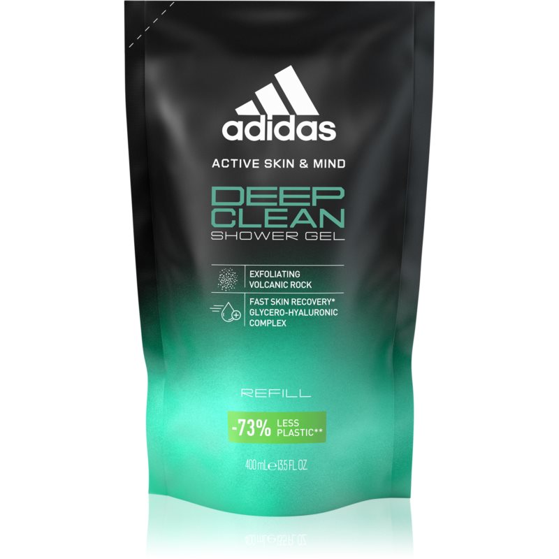 Adidas Deep Clean очищуючий гель для душа змінне наповнення 400 мл