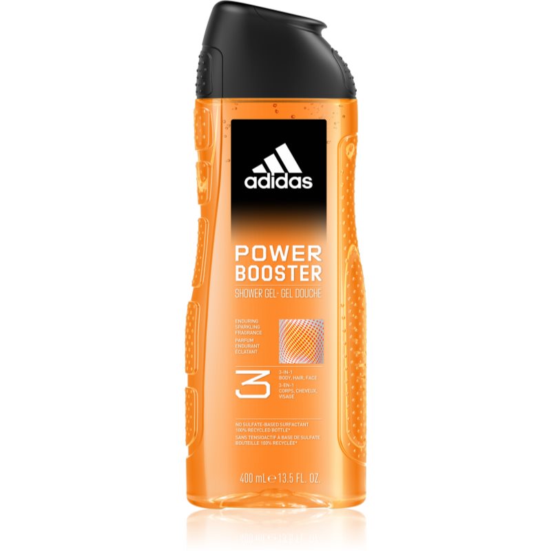 Adidas Power Booster poživitveni gel za prhanje 3v1 400 ml