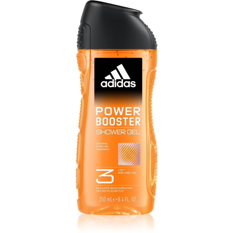 Adidas Power Booster energiespendendes Duschgel 3 in1 250 ml
