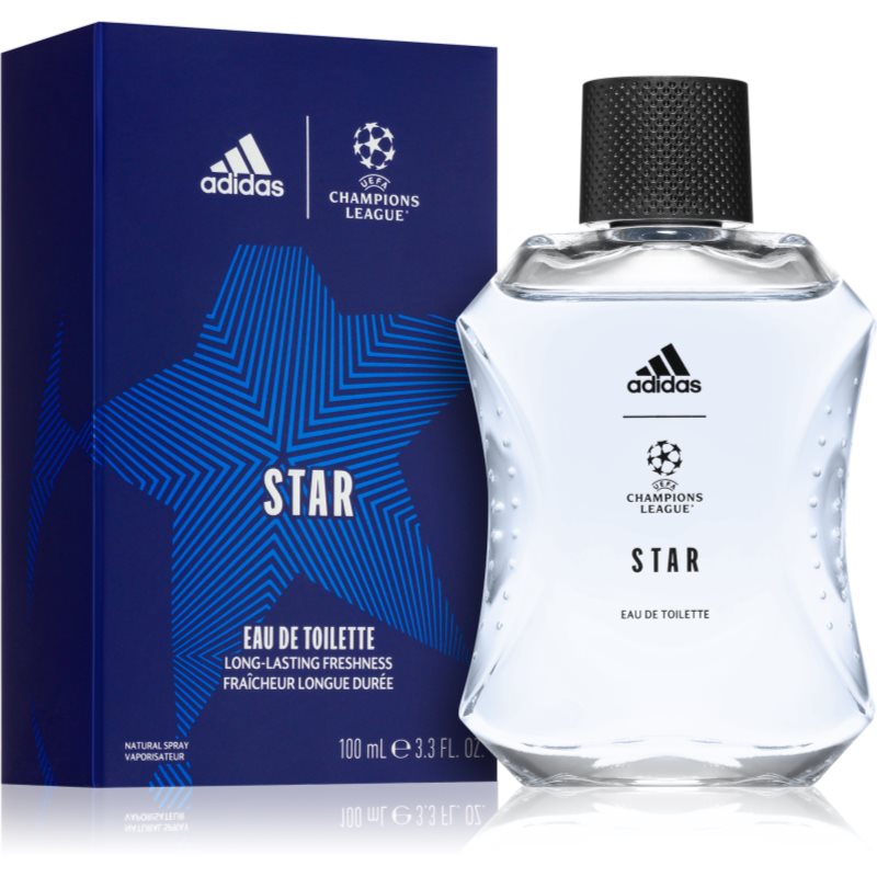 Adidas UEFA Champions League Star Eau De Toilette For Men 100 Ml
