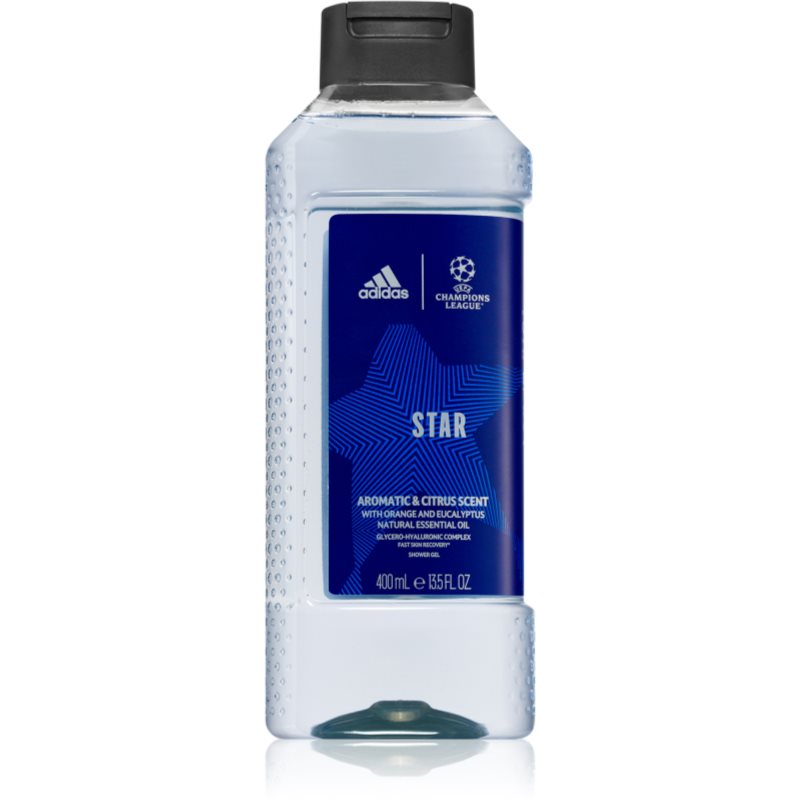 Adidas UEFA Champions League Star erfrischendes Duschgel für Herren 400 ml
