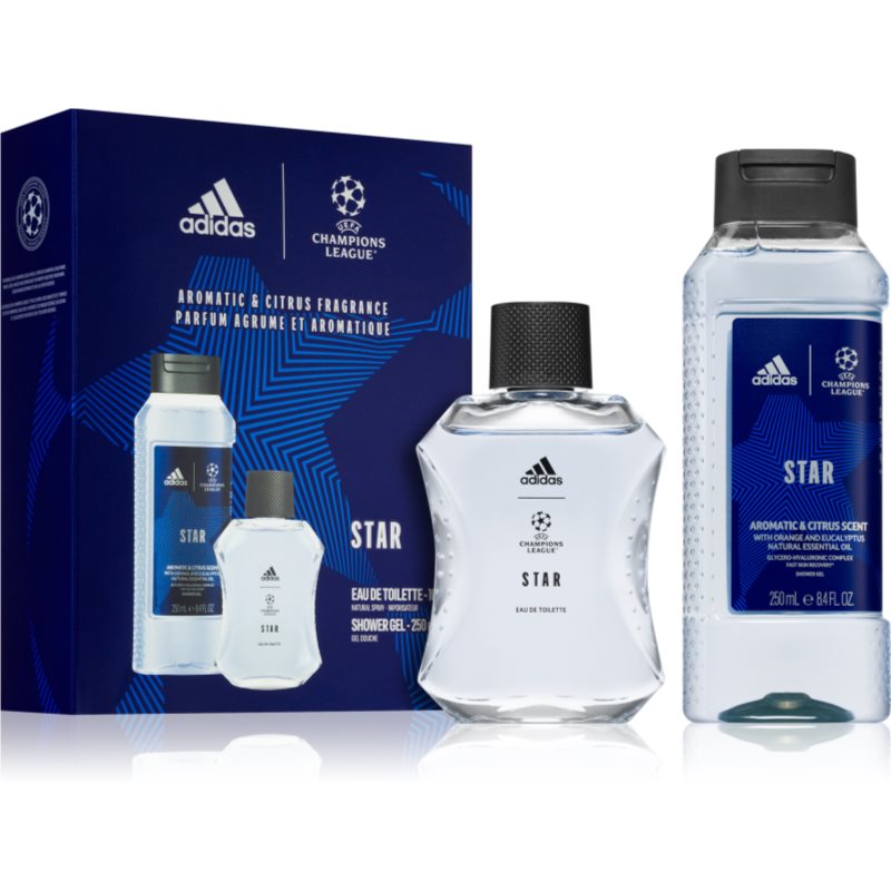 Adidas UEFA Champions League Star darčeková sada pre mužov 1 ks